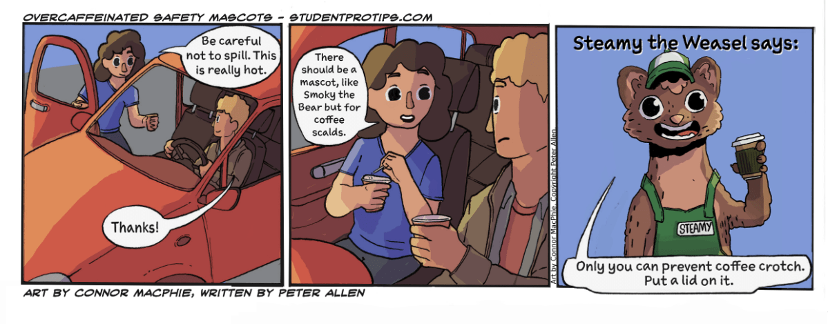 Overcaffeinated safety weasel